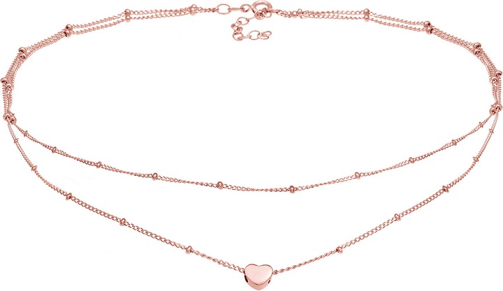 Produktbild Elli Choker, Herz, Layer (925er Sterling Silber, 36 cm)
