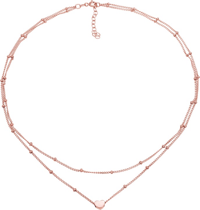 Produktbild Elli Choker, Herz, Layer (925er Sterling Silber, 36 cm)