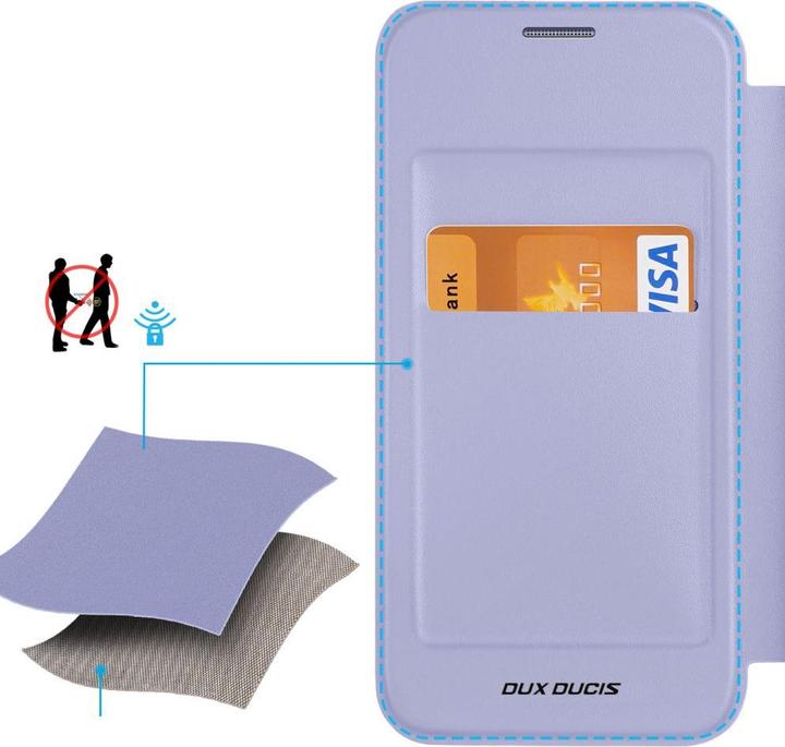 Actual product image Dux Ducis Skin X Pro case with magnetic ring/stand+ - Purple (Samsung Galaxy S24+)