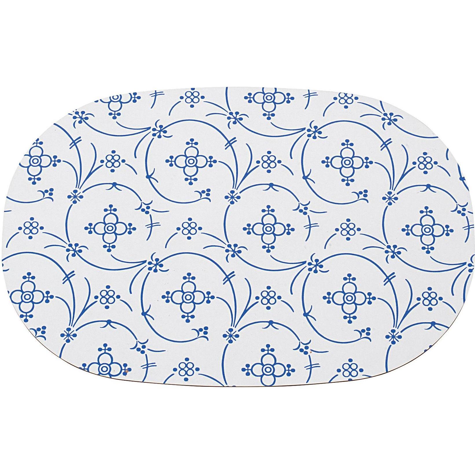 6x Ricolor Brettchen Indisch blau 24x17cm, Schneidebrett, Blau