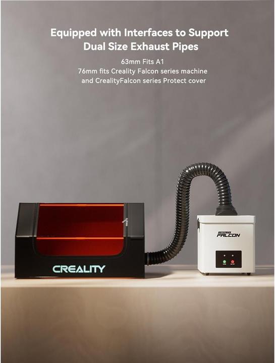 Productafbeelding Creality Desktop Falcon Smoke Purifier Yw45 (Schoonmaken)