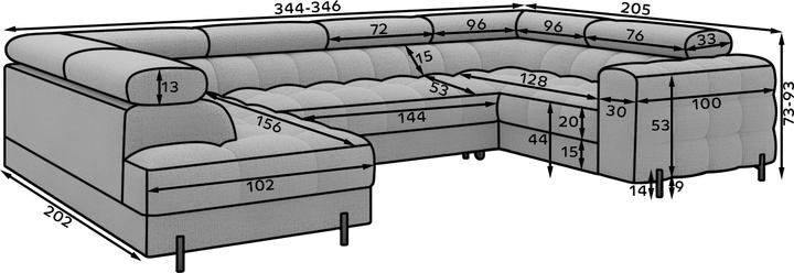 Produktbild ELTAP Fectory (3-Sitzer, Wohnlandschaft)