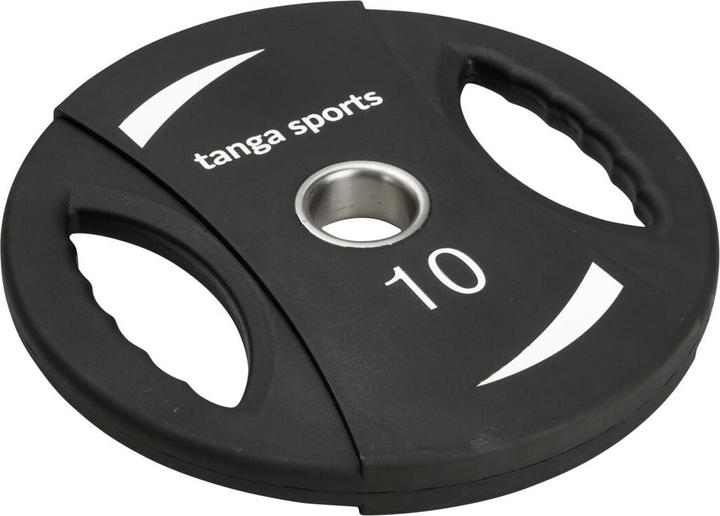 Actual product image Tanga Sports TPU weight plate, 10 kg