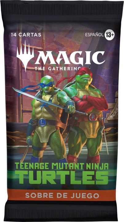 Actual product image Wizards of the Coast Magic the Gathering Teenage Mutant Ninja Turtles présentoir boosters de jeu (30) *ESPAGNOL* (Spanish, Booster Pack)