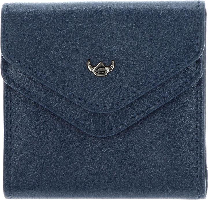 Actual product image Golden Head Valencia wallet RFID protection leather 7.5 cm