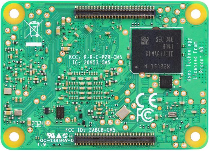 Produktbild Raspberry Pi Compute Modul 5 CM5016032 16 GB RAM 32 eMMC 4 x 2.4 GHz