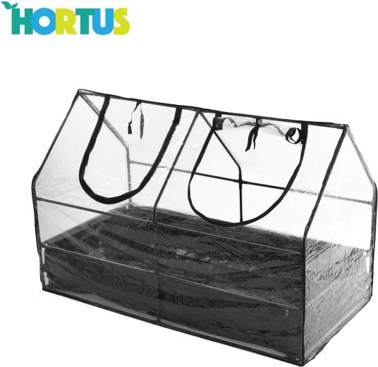 NSH Nordic HORTUS Mini-Gewächshaus mit Boden 130x65x85 cm (211-181)