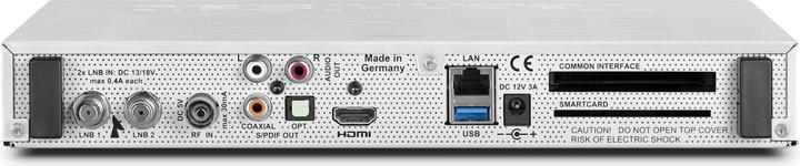 Actual product image TechniSat DIGIT ISIO STC, UHD/4K, WiFi, silver (2x DVB-C/T/T2/S2)