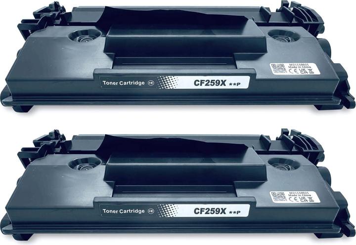 Actual product image Hermex Compatible toner XL for HP LaserJet Pro M404dn - Black 2 pcs. (FC)