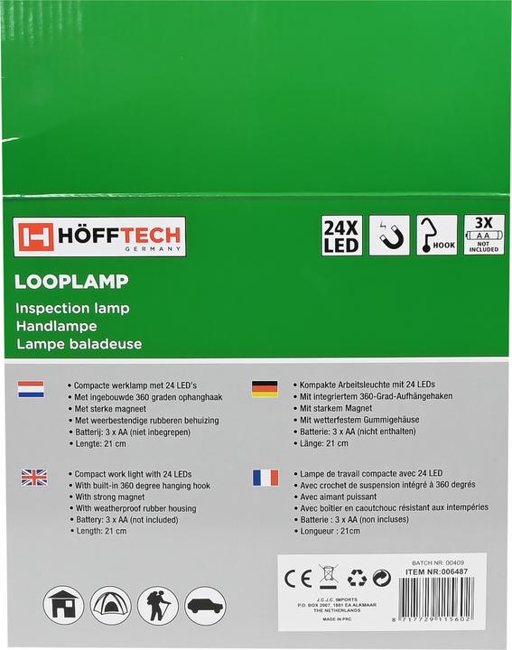 Actual product image ProPlus Inspection lamp 24 LED rubber + magnet display