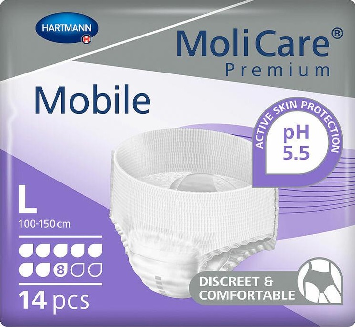 Actual product image MoliCare Mobile 8 Incontinence Pants (14 x, L)
