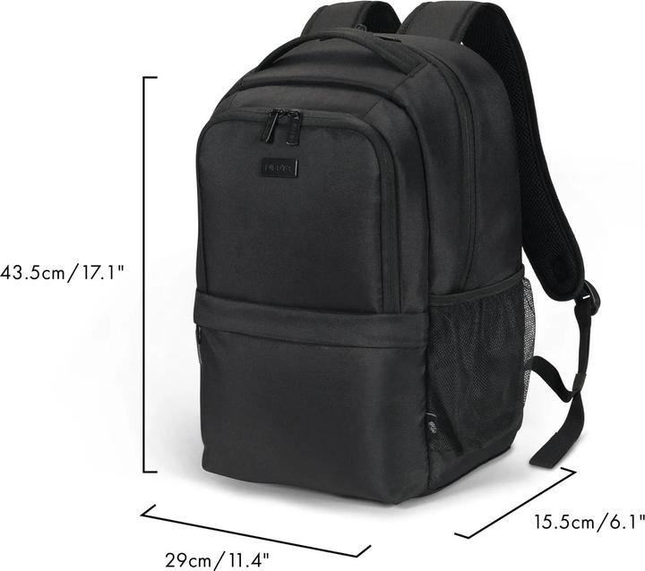 Actual product image Dicota Backpack Eco Core 13"-14.1" black (19 l)