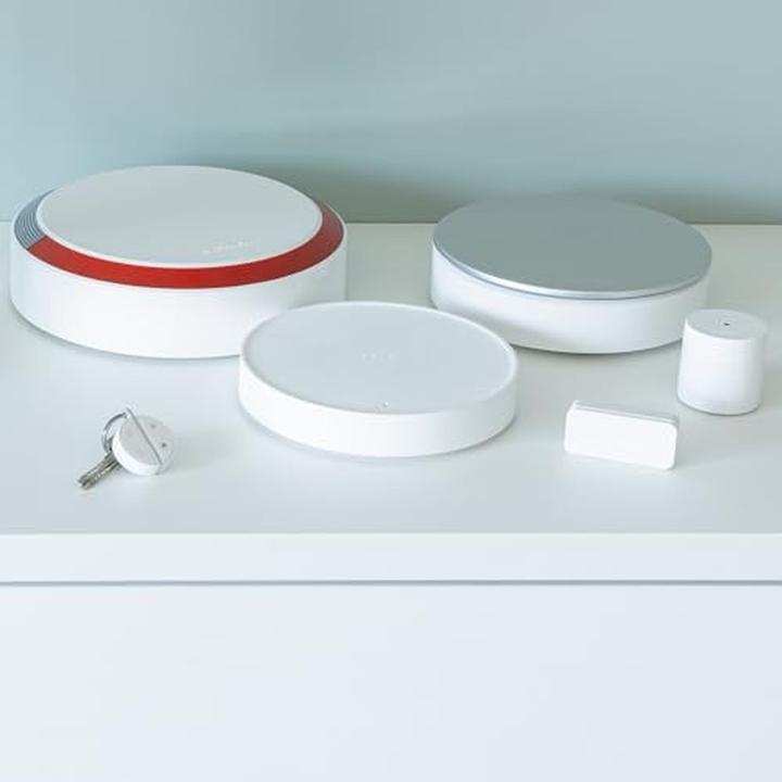 Produktbild somfy Wireless Home Alarm System with WiFi, Sirene, IntelliTAG Sensors, and Smart Assistant Compatibility