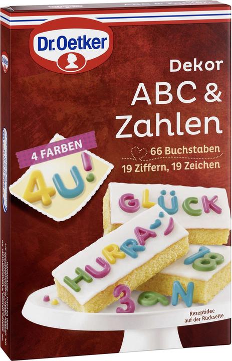 Produktbild Dr. Oetker ABC & Zahlen (1 x)