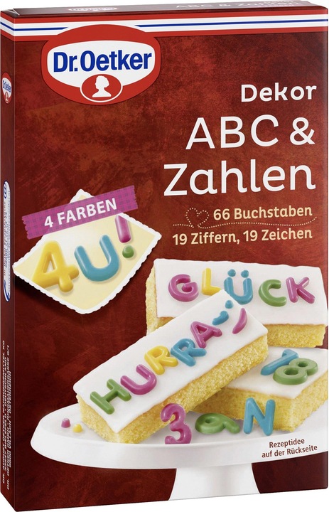 Produktbild Dr. Oetker ABC & Zahlen (1 x)