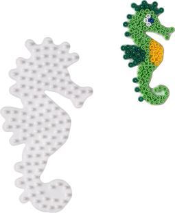 Actual product image Hama Perlen Hama ironing beads plate: seahorse