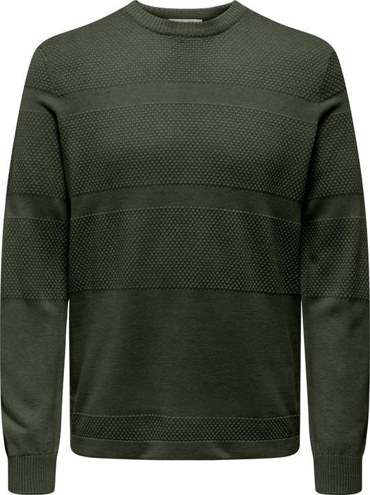 Actual product image Only & Sons Onsmalik Reg 12 Pinaple Crew Knit (S)