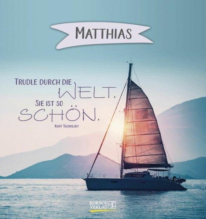 Produktbild Namenskalender Matthias