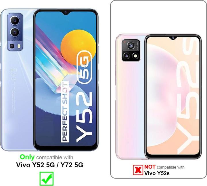 Actual product image Cadorabo Case for Vivo Y52 5G / Y72 5G with belt clip (Vivo Y52s 5G, Vivo Y72 5G)