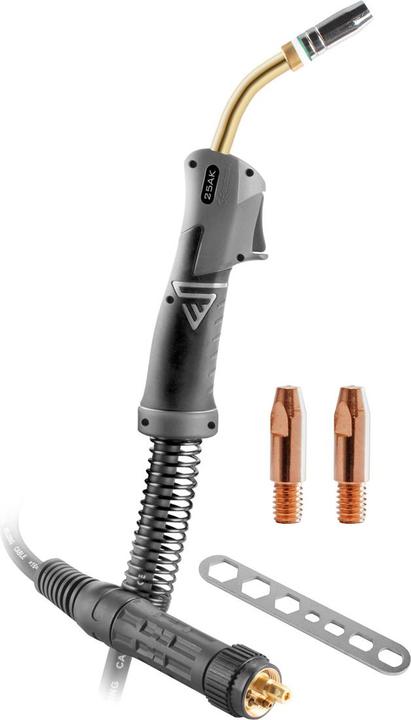 Actual product image Stahlwerk AK25 MB25 welding torch 3 m hose package for MIG MAG welding machines