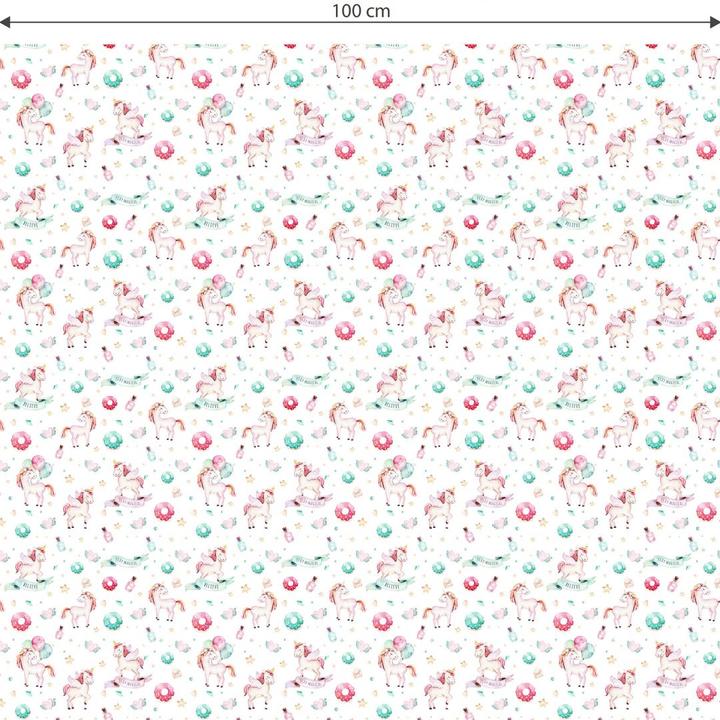 Actual product image Trenddeko Sweet Unicorns - Donuts (100 x 150 cm)