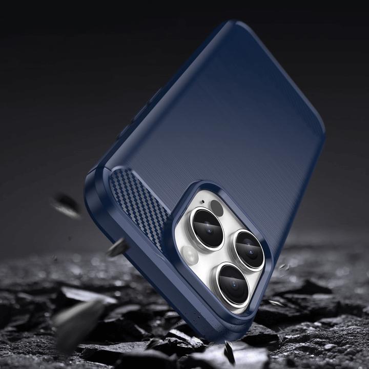 Immagine prodotto Cover-Discount iPhone 16 Pro Max - Custodia in metallo effetto carbonio (Apple iPhone 16 Pro Max)