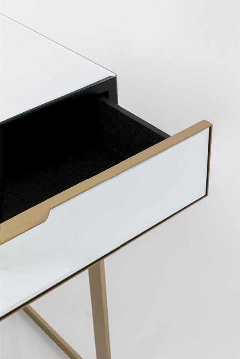 Produktbild Kare Design Schreibtisch Soran Gold 120x50cm (120 x 50 x 77 cm)