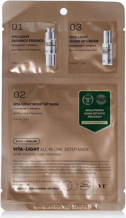 VT Cosmetics Vita-Light All In One 3step Mask - A Complete Skincare Solution