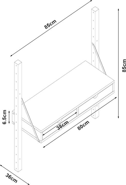 Valori nutrizionali e ingredienti En.Casa Overath (85 x 36 x 85 cm)