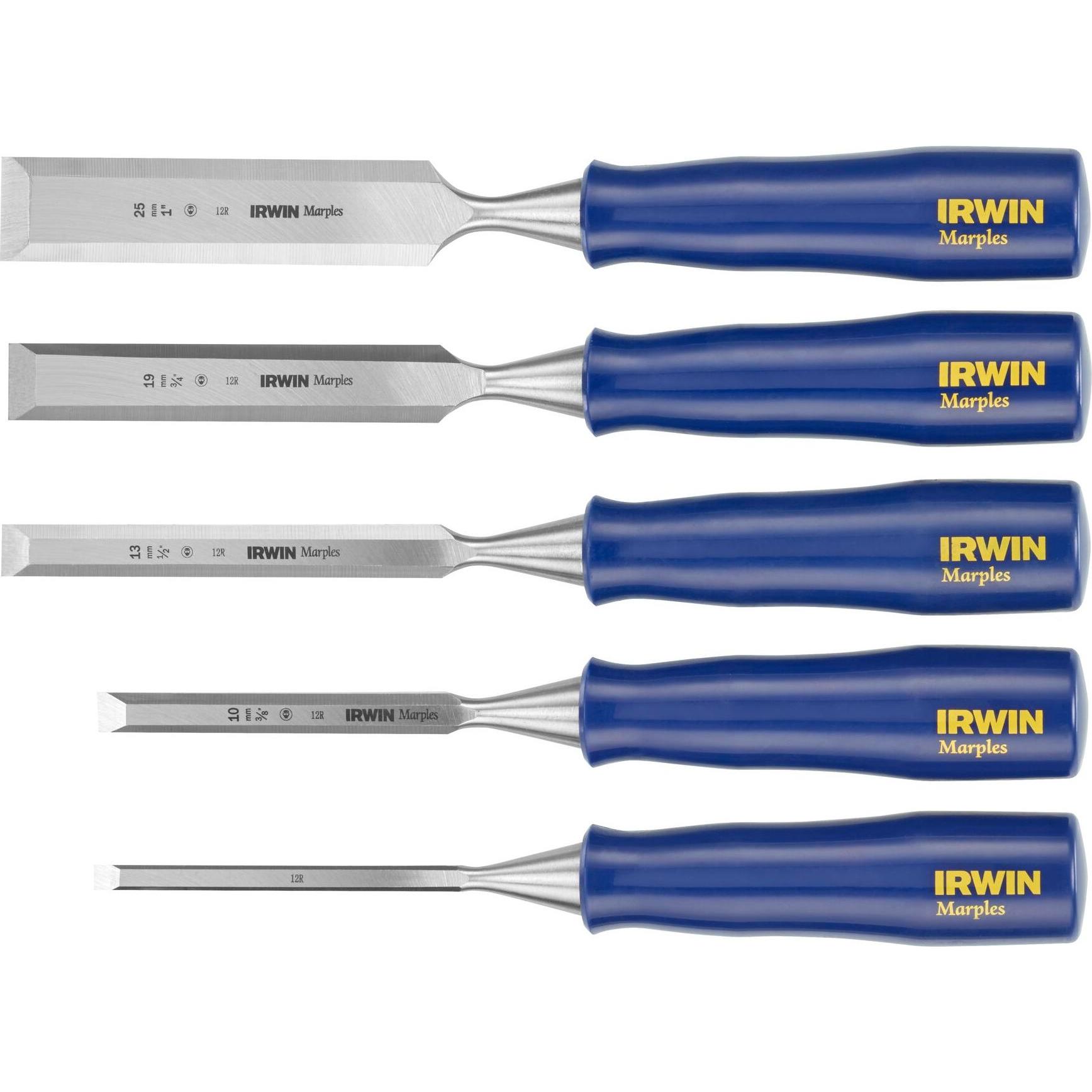 Irwin, Beitel + Handhobel, Stechbeitel 5tlg. Satz (25 mm)