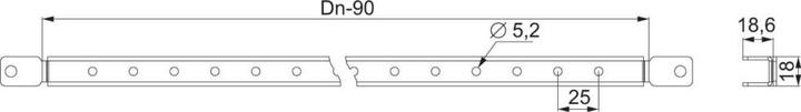 Actual product image Schneider Electric Crossbar Sf/Sm light 400x400mm NSYSLCR4