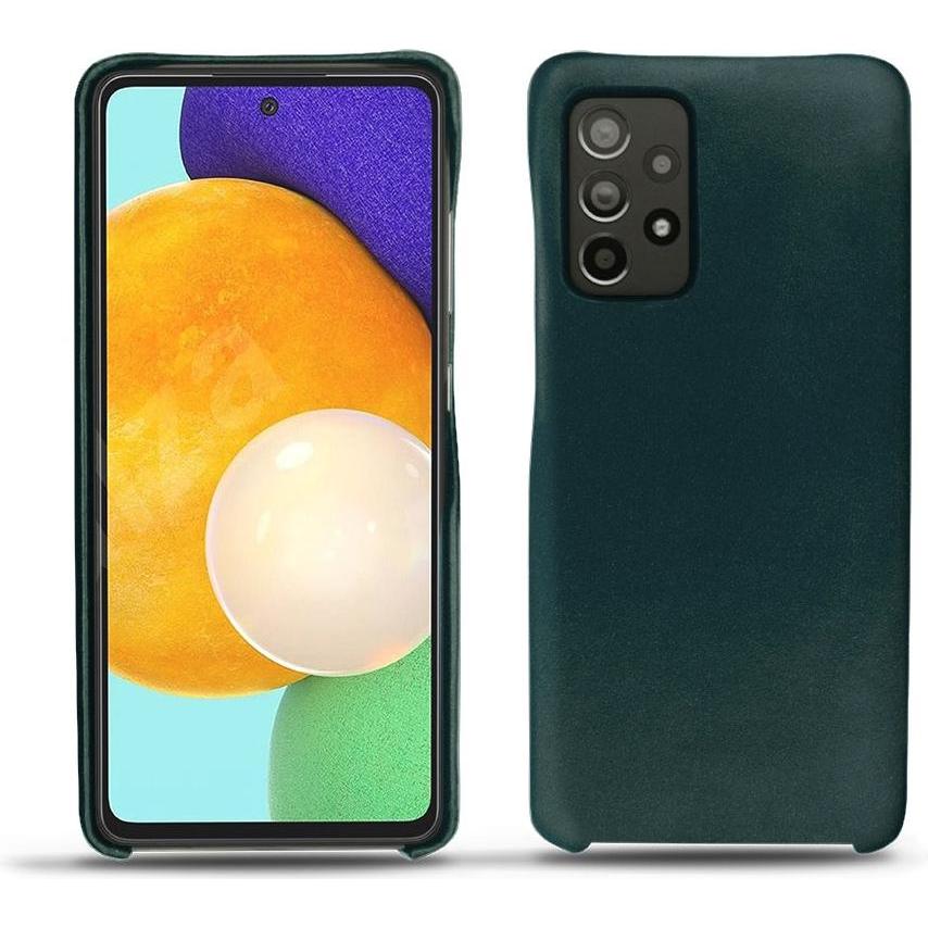 Noreve Lederschutzhülle (Samsung Galaxy A52), Smartphone Hülle, Blau