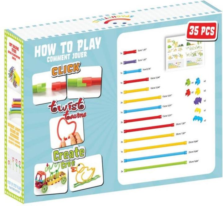 Image du produit Clics Spaghetteez 35pcs. in box