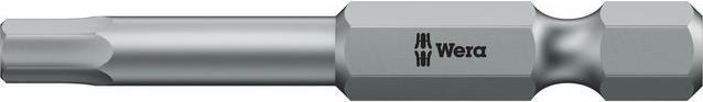 Actual product image Wera Bit for hexagon, long, 1/4 inch E 6.3 Hex-Plus profile (89 mm)