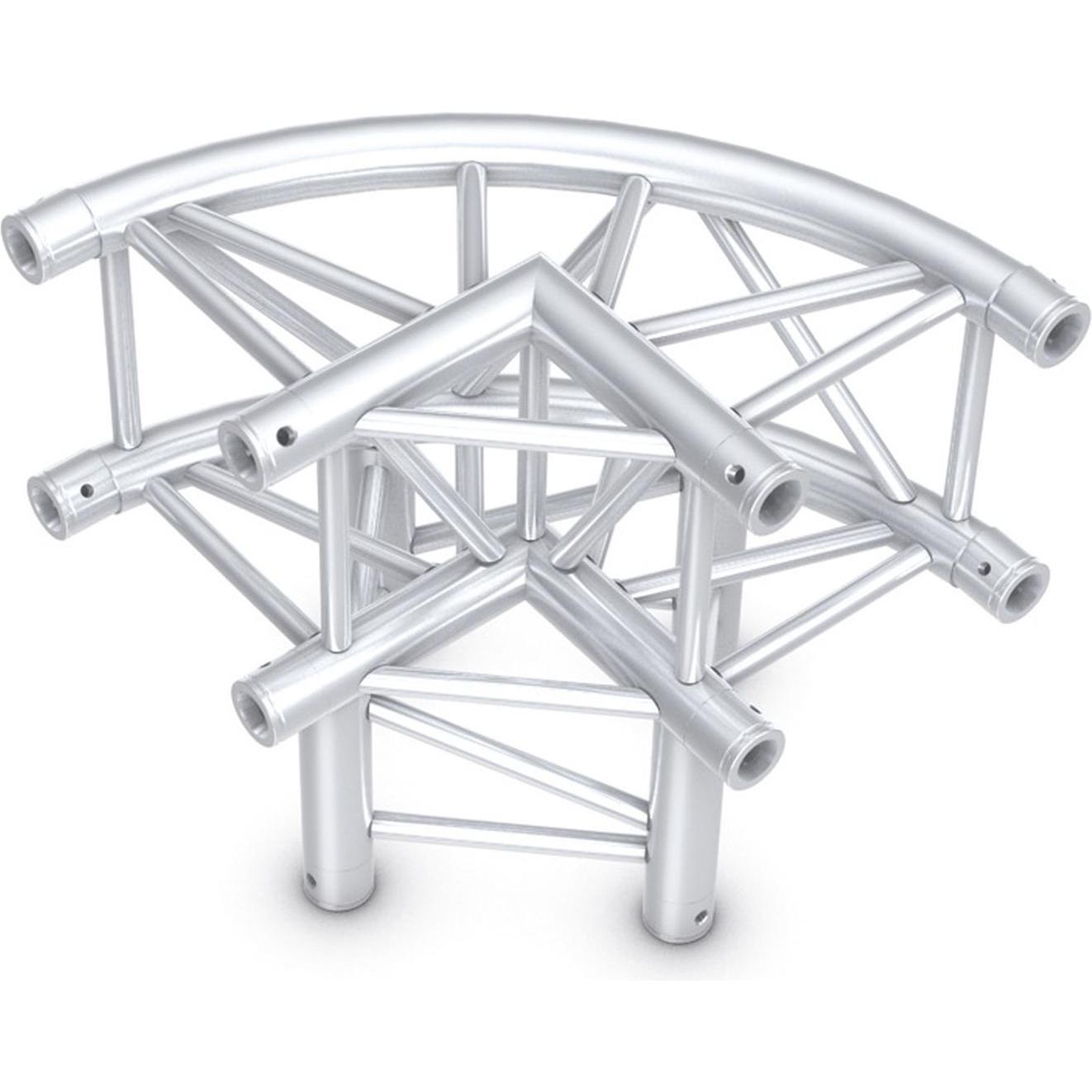 Showtec Circle Corner 3-Way 90°, Montage Lichttechnik, Silber