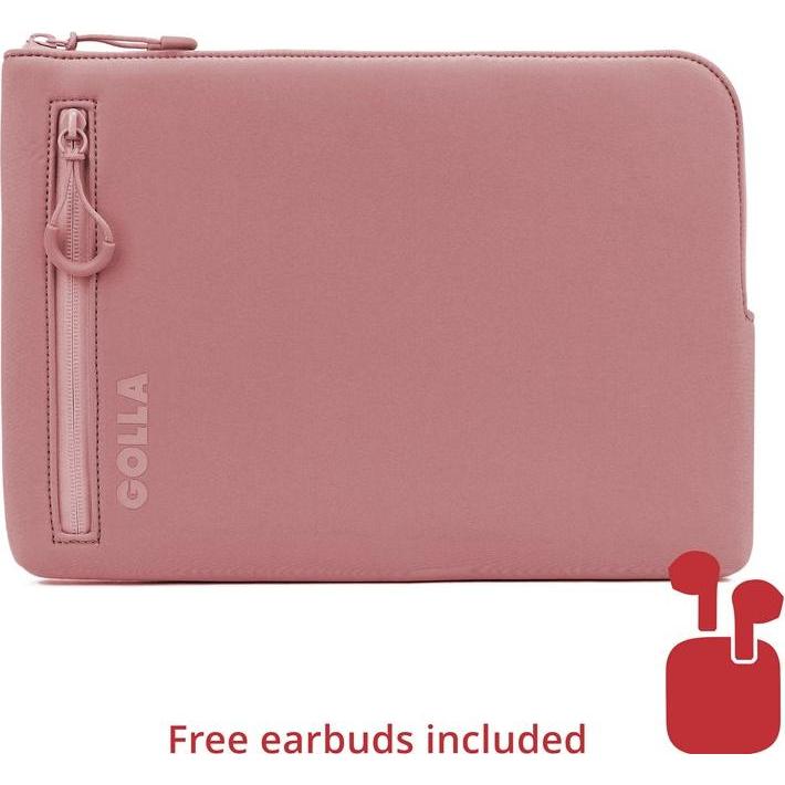 Golla Laptop-Sleeve 13 Zoll, dirty pink (13", Lenovo, Apple, HP, ASUS, Dell), Notebooktasche, Pink