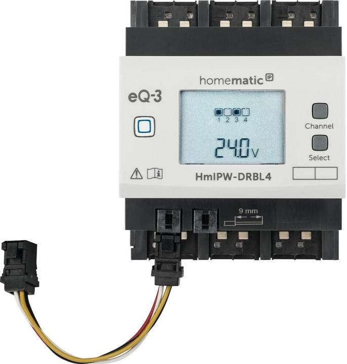 Actual product image EQ-3 HomeMatic IP Wired blind actuator HmIPW-DRBL4 (Shutter actuator)