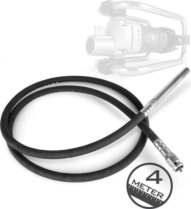 Stahlwerk vibrating bottle Ø 35 mm 400 cm hose length internal vibrator for concrete vibrator