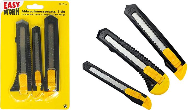 Immagine prodotto Easy Work Set di coltelli a scatto (Taglierini)
