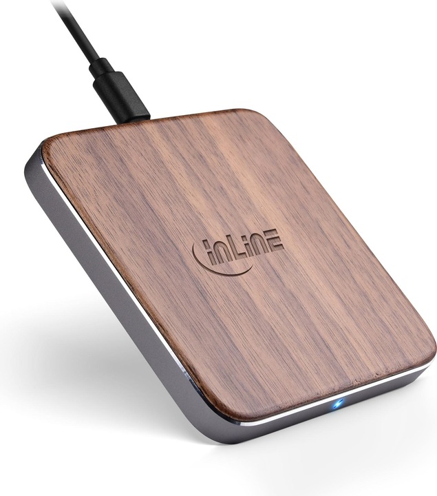 Image du produit InLine Chargement de bois Qi (10 W)