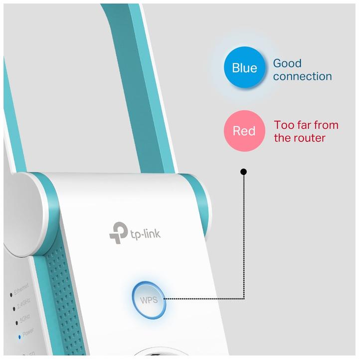 Image du produit TP-Link AC1200 WI-FI Range Extender (867 Mbit/s, 300 Mbit/s)