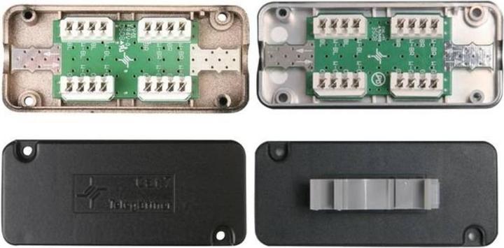 Image du produit Telegärtner VM8-8 Sngl Conecn Modl Cat7 Blk Mtg Rail (Couverture)