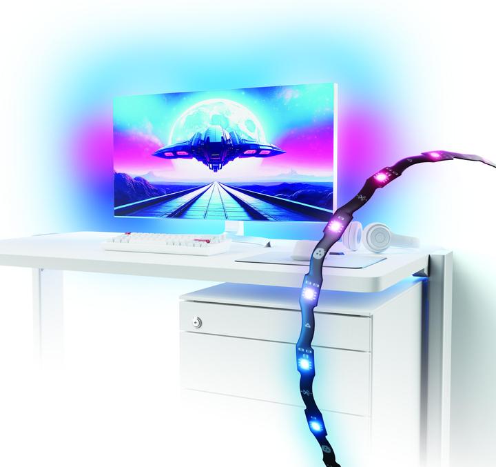 Actual product image Nanoleaf 4D PC Screen Mirror Lightstrip (RGB, 250 cm, Indoor)