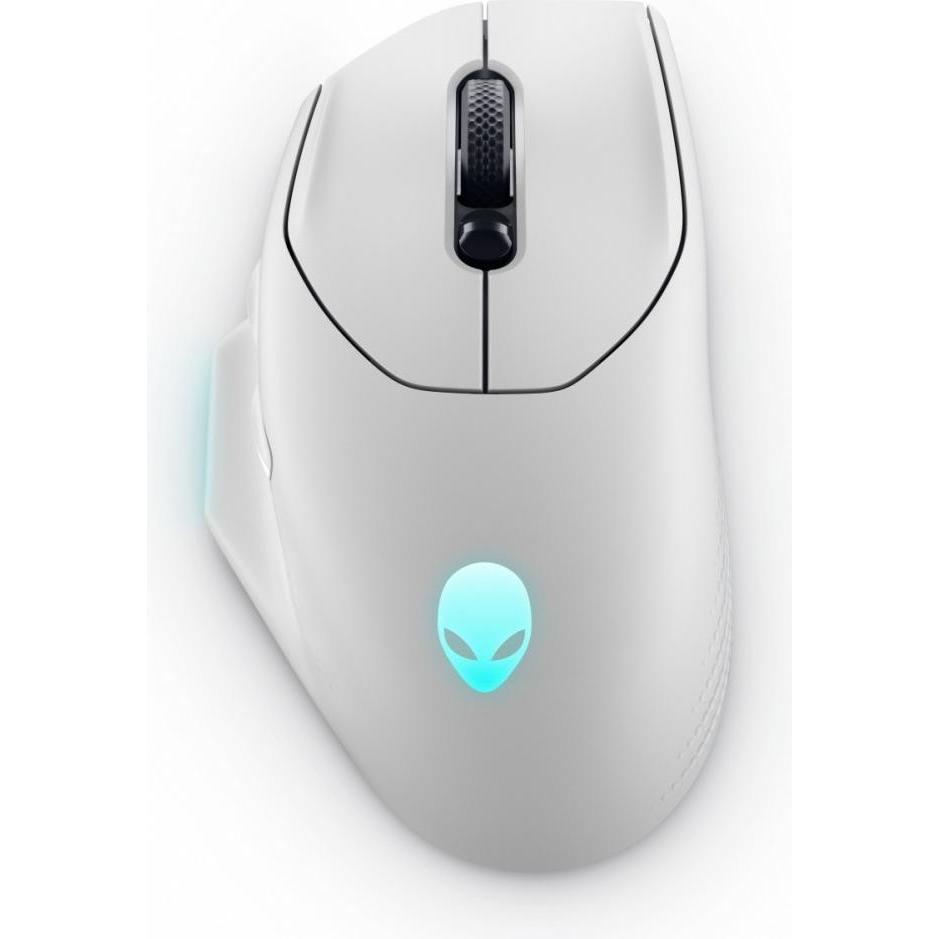 Dell Mysz bezprzewodowa Alienware AW620M Lunar light (Kabelgebunden, Kabellos), Maus