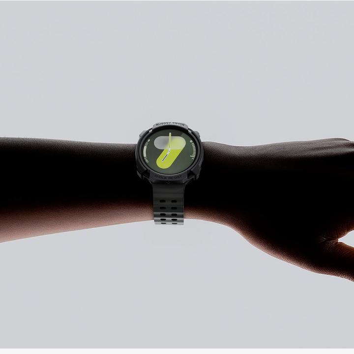 Productafbeelding Spigen Rugged Armor Case für Samsung Galaxy Watch 8 40 mm – Mattschwarz