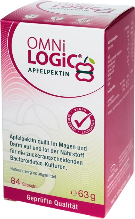 Produktbild Omni Logic Apfelpektin (84 Stück, Kapseln, 104 g)