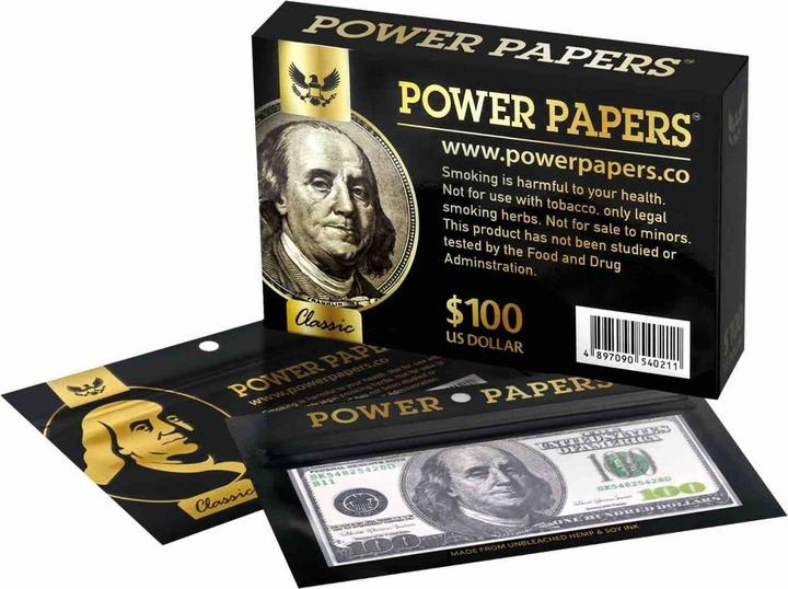 Produktbild Power Papers 100 DOLLAR - Super King Size + Tips