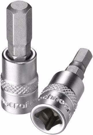 Actual product image technocraft Hexagon socket screwdriver bit 1/4" (1/4")