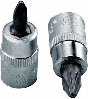 Immagine prodotto technocraft Doccia a incastro pozidriv, 1/4", PZ1