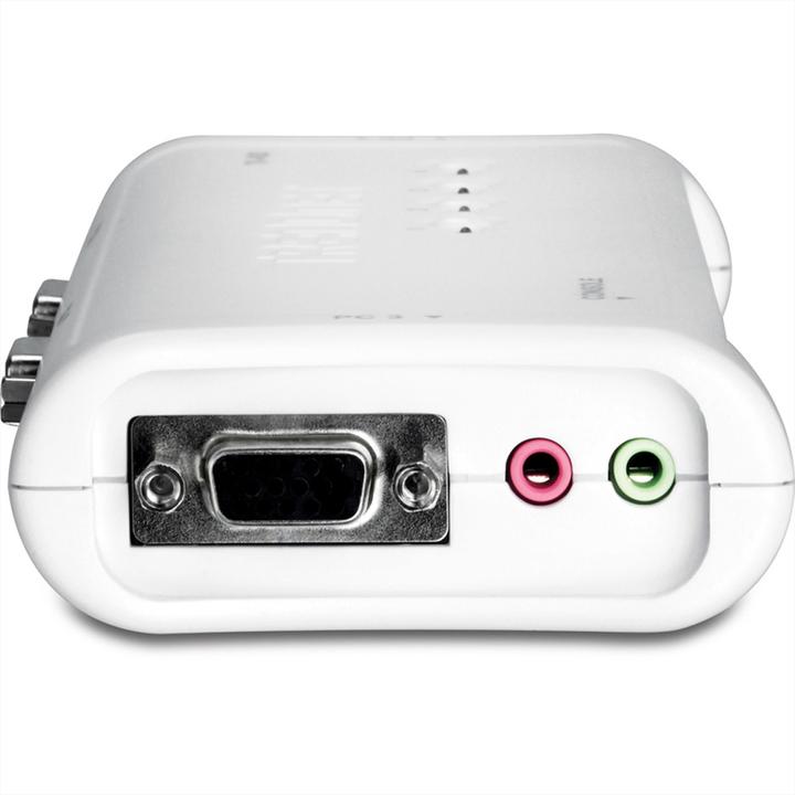 Produktbild Trendnet TK-409K KVM Switch 4-Port USB Kit mit Audio